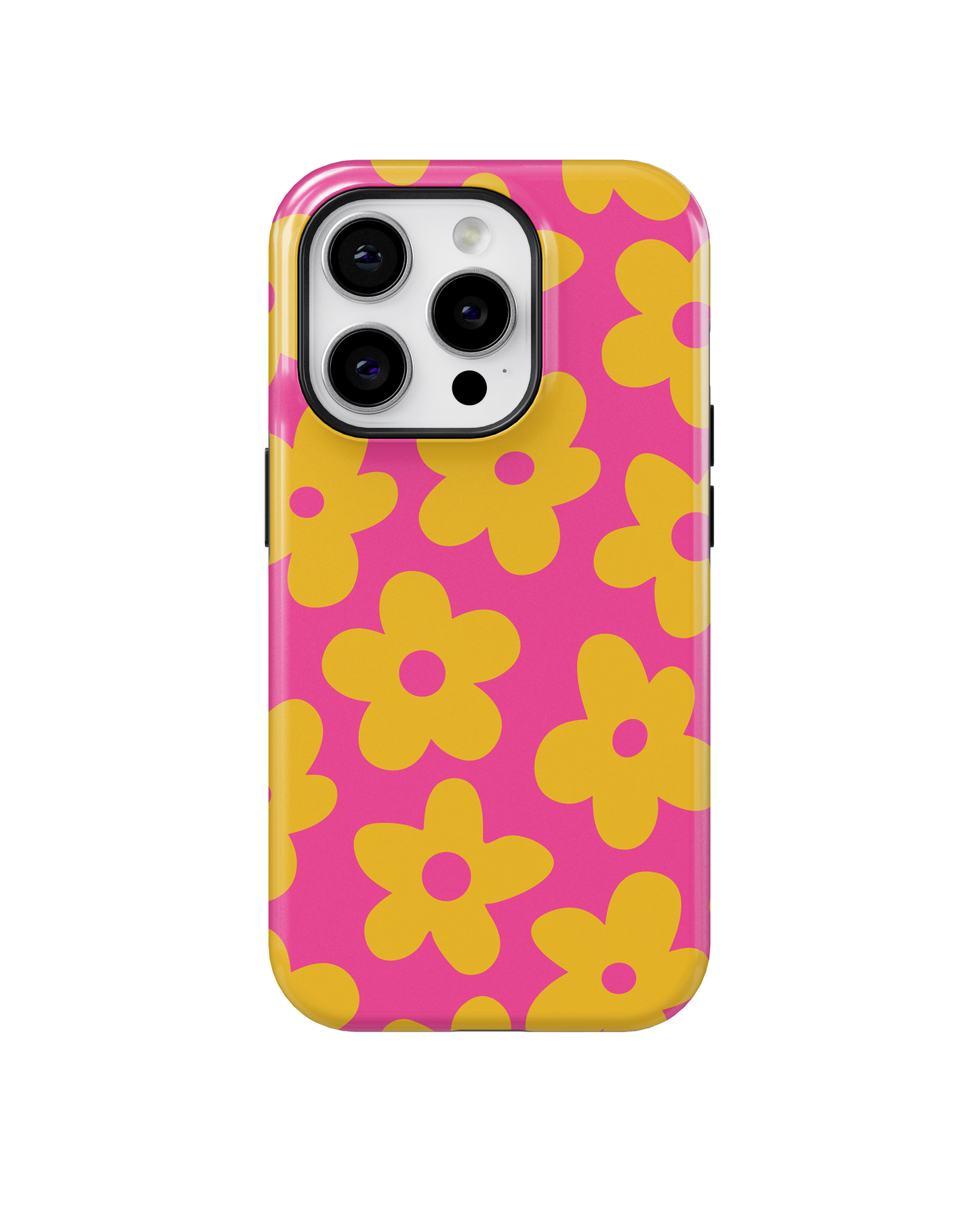 Pink Lemonade Big Blooms MagSafe Phone Case