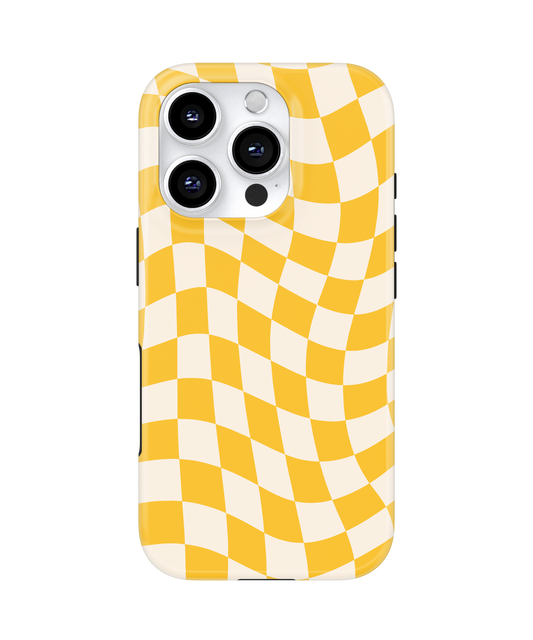 Sunny Wavy Checkers II MagSafe Phone Case