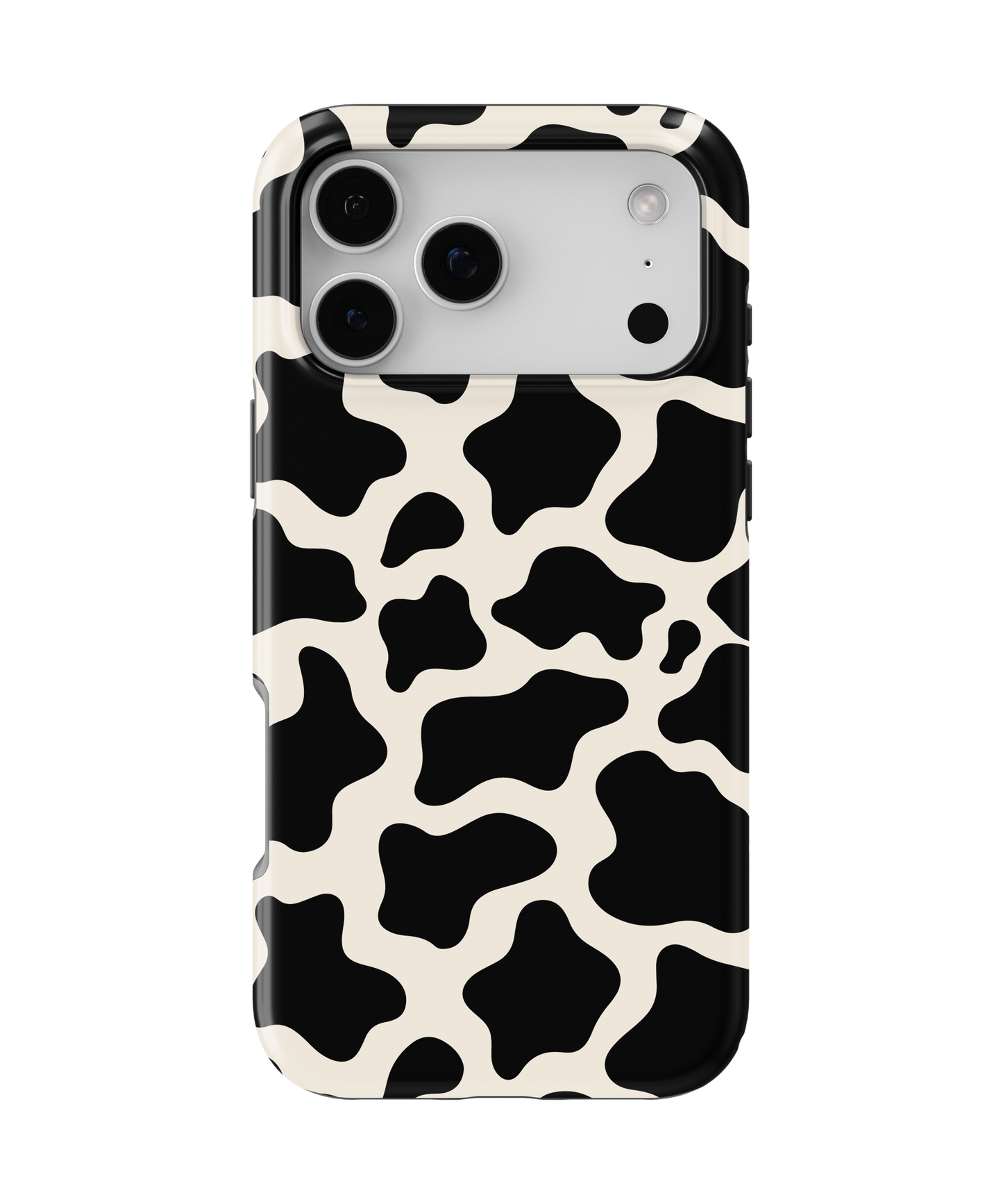 Onyx Cow Print MagSafe Phone Case