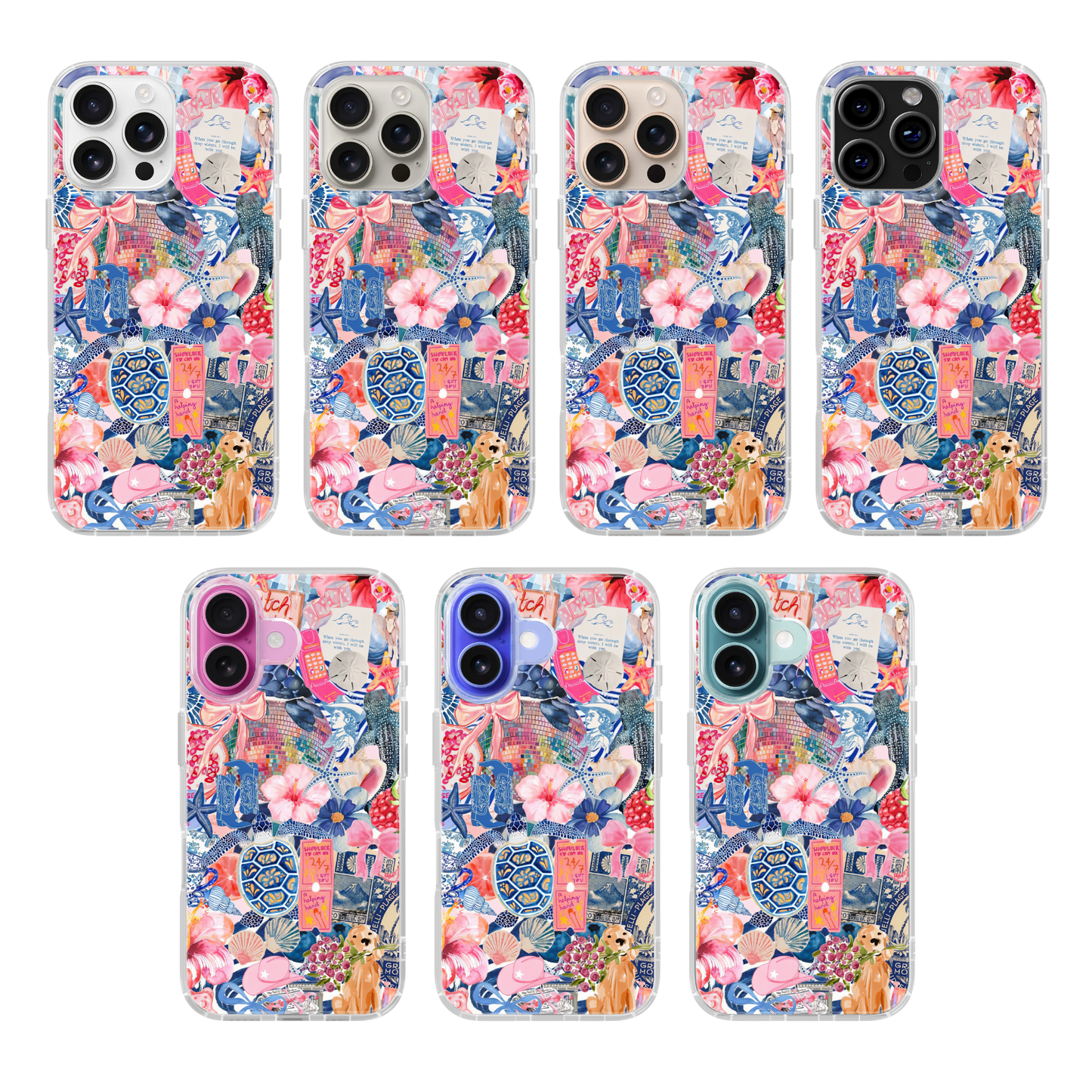 Seas the Day Clear Case Insert