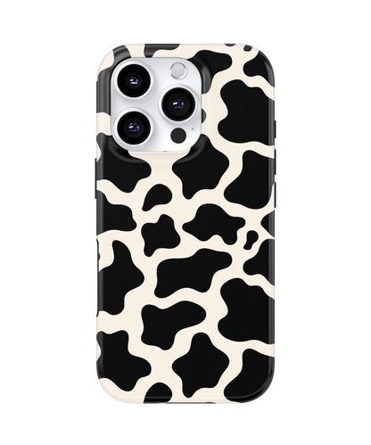 Onyx Cow Print MagSafe Phone Case