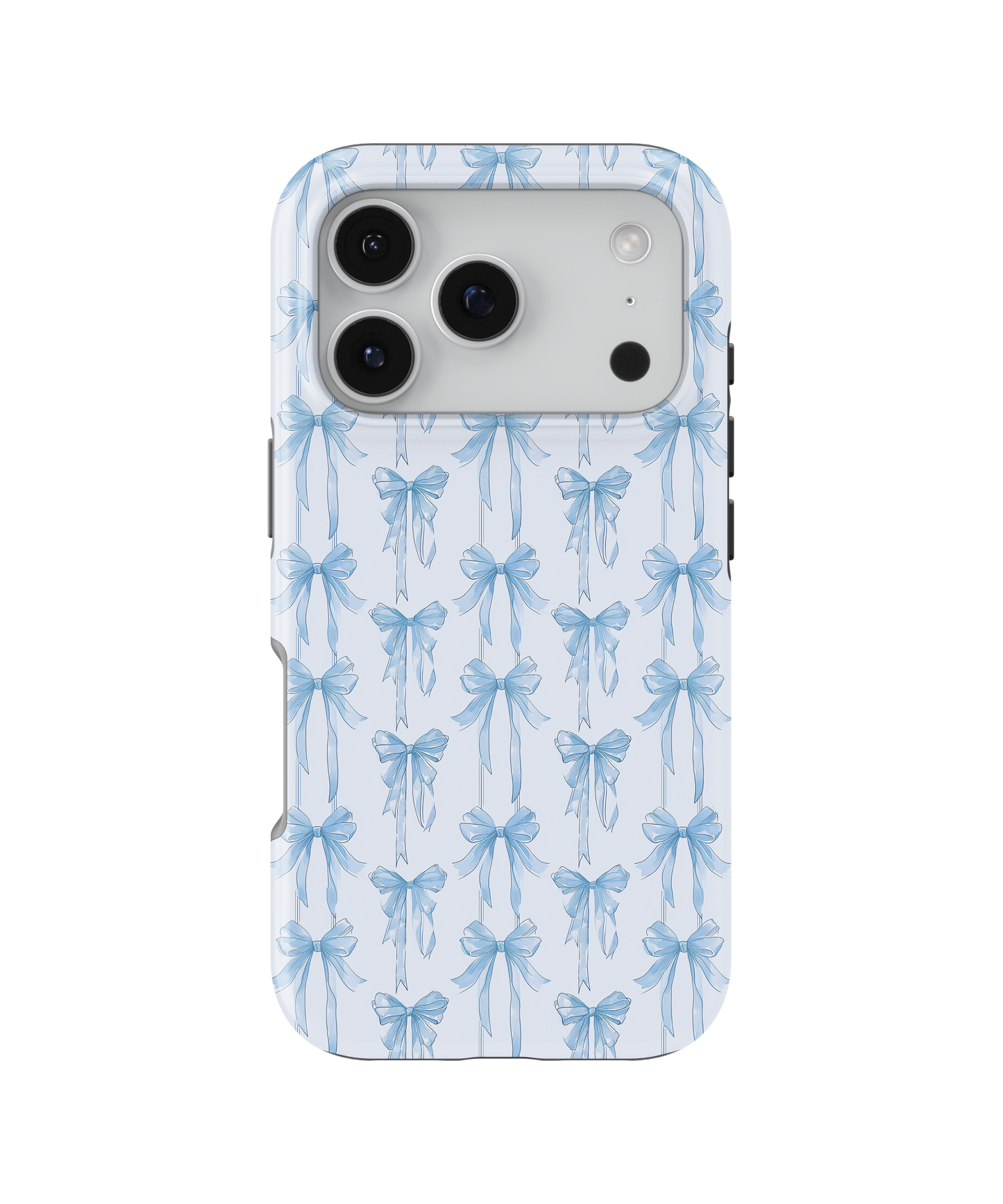 Blue Blushing Bows MagSafe Phone Case