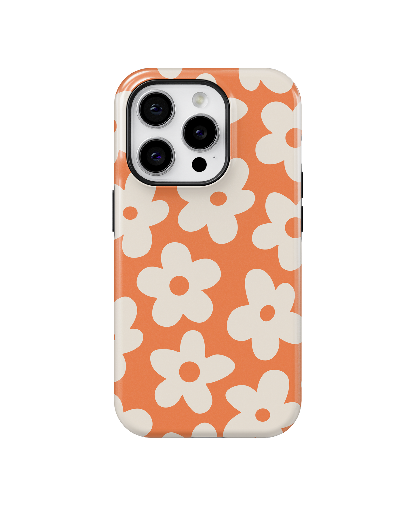 Tangerine Big Blooms MagSafe Phone Case