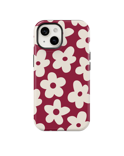 Black Cherry Big Blooms MagSafe Phone Case