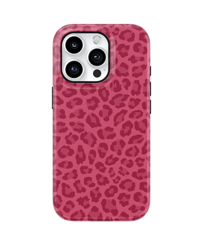 Black Cherry Leopard MagSafe Phone Case