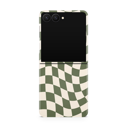 Moss Wavy Checkers II MagSafe Phone Case
