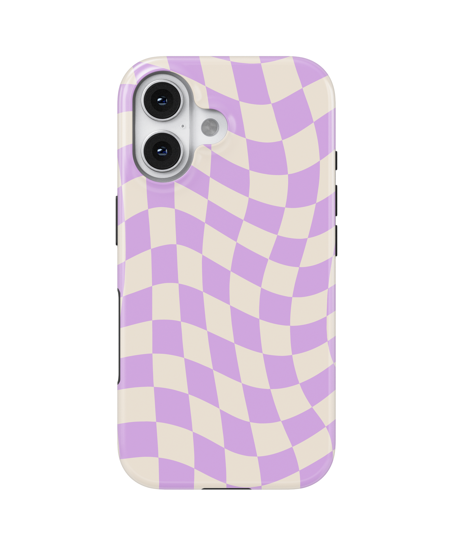 Lilac Wavy Checkers II MagSafe Phone Case