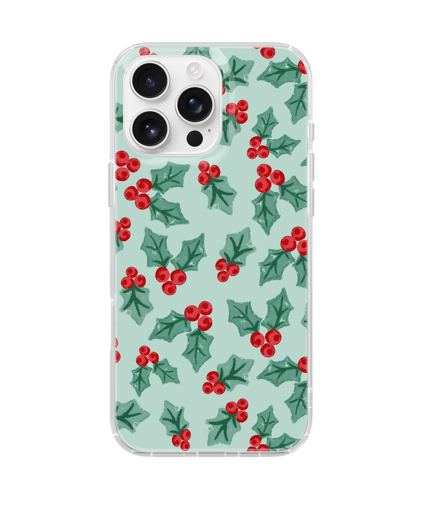 Holly Jolly Clear Case Insert