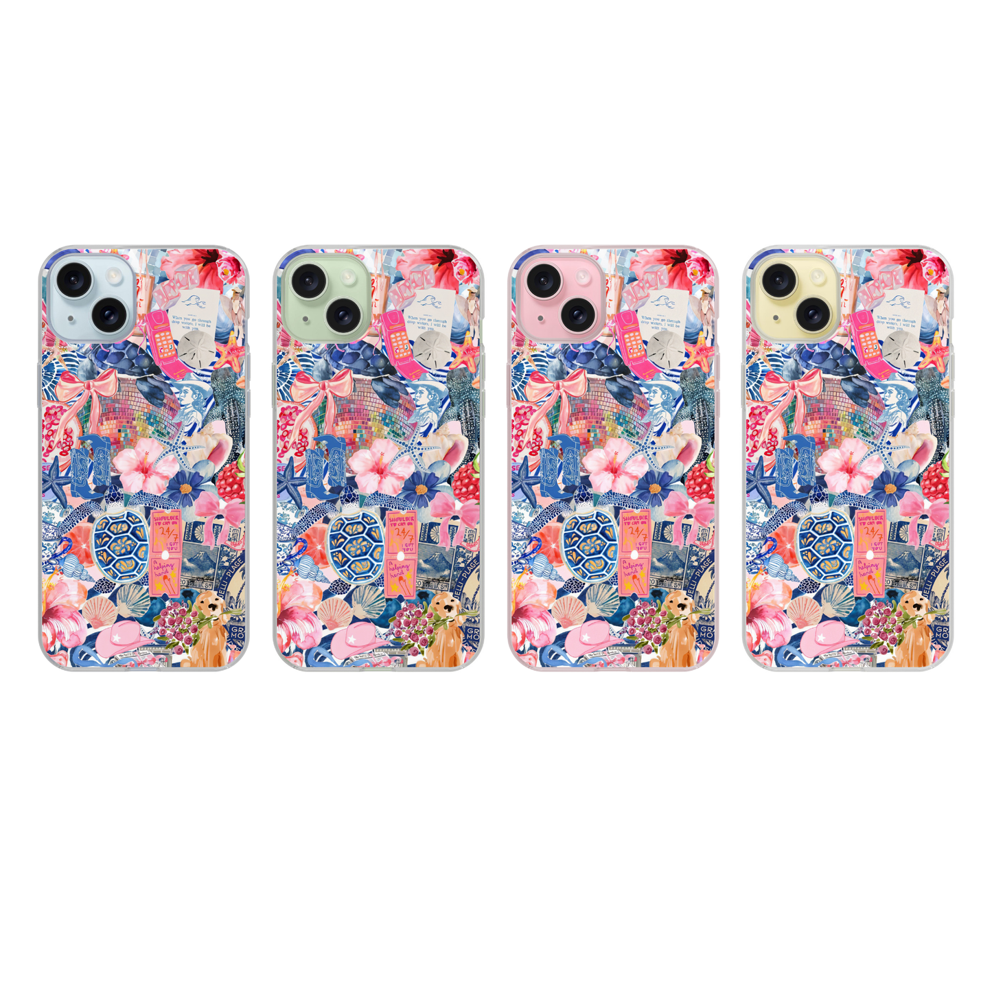 Seas the Day Clear Case Insert