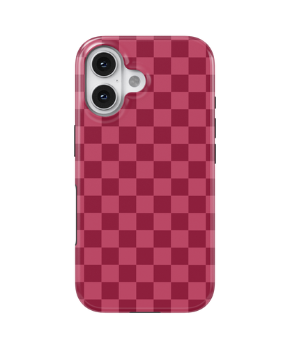 Black Cherry Checkers MagSafe Phone Case
