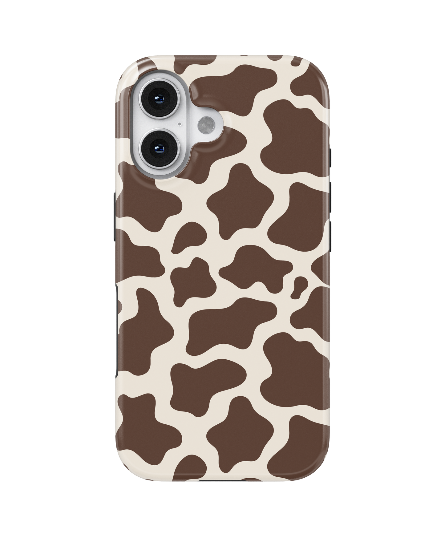 Espresso Cow Print MagSafe Phone Case