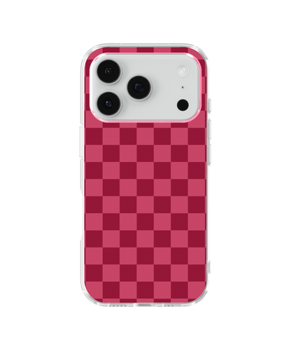 Black Cherry Checkers Clear Case Insert