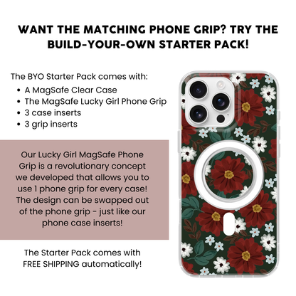 Winter Posy Clear Case Insert