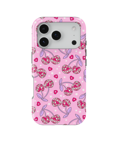 Pink & Purple Disco Cherries MagSafe Phone Case