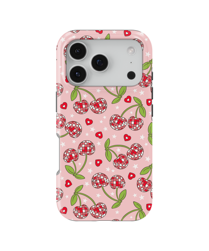 Pink & Red Disco Cherries MagSafe Phone Case