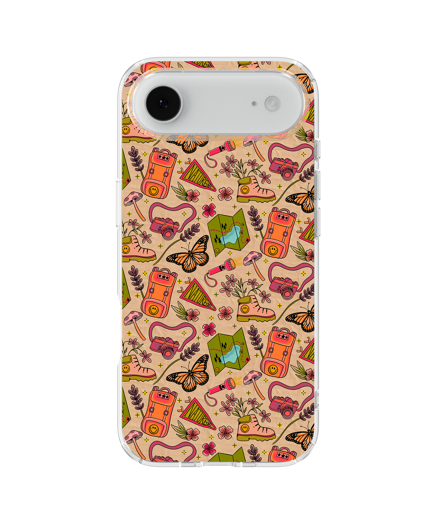 Happy Camper Clear Case Insert