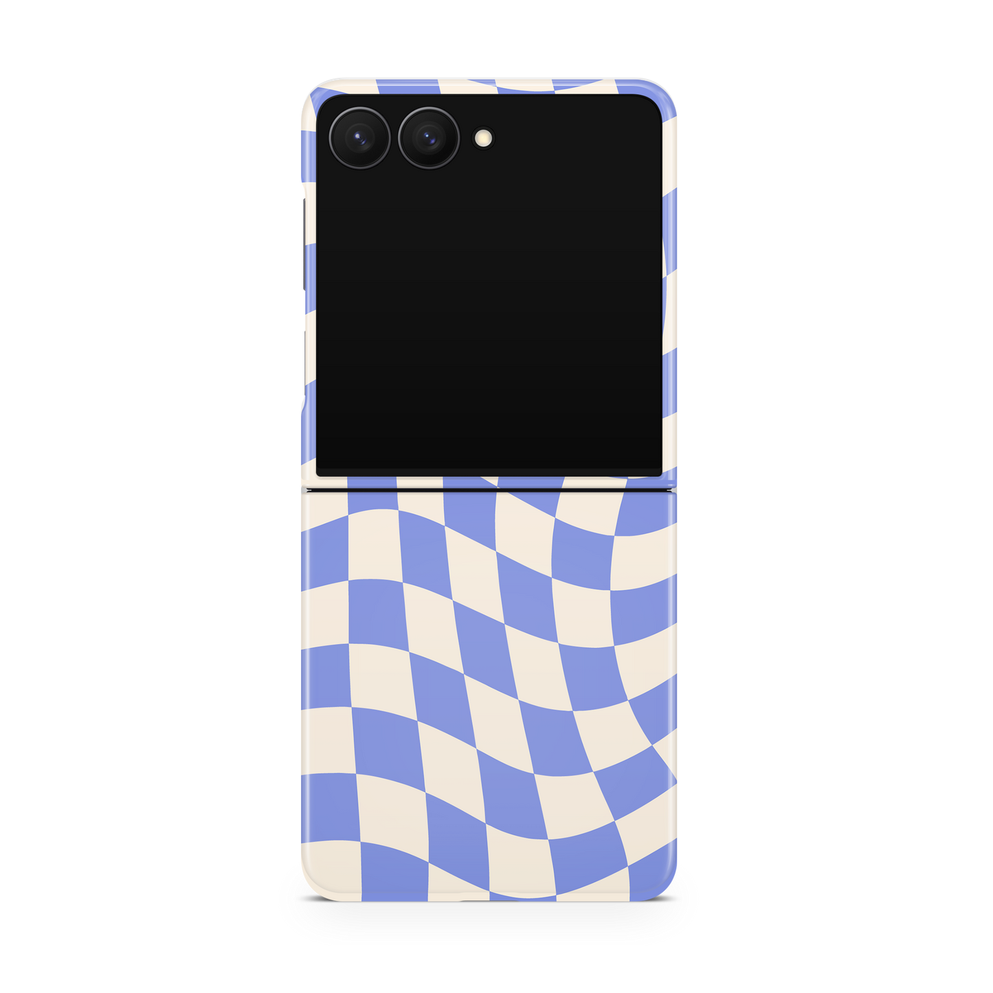 Bluebell Wavy Checkers II MagSafe Phone Case