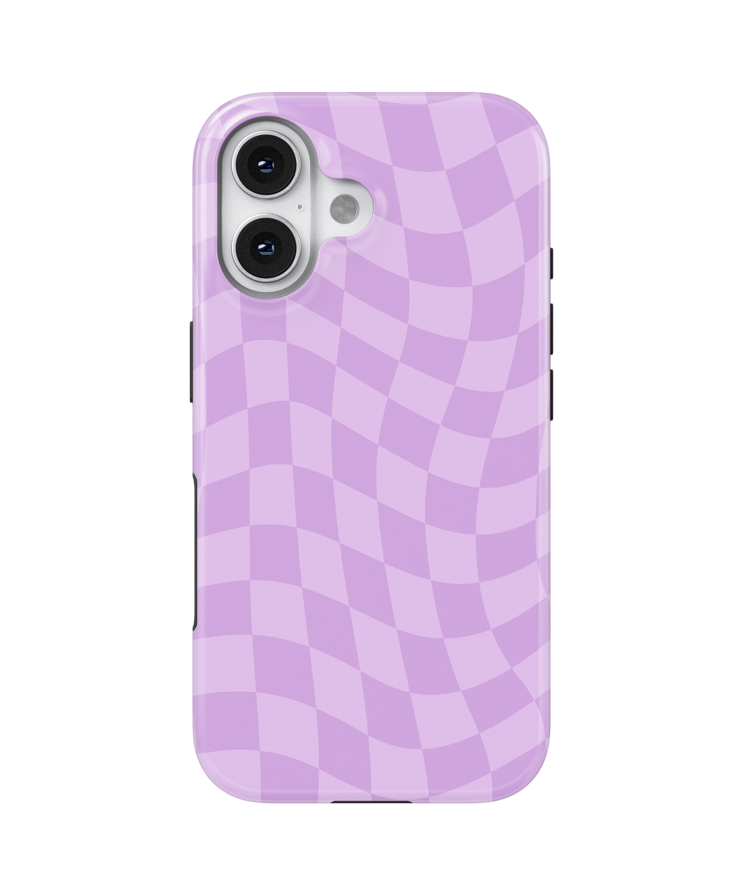 Lilac Wavy Checkers MagSafe Phone Case
