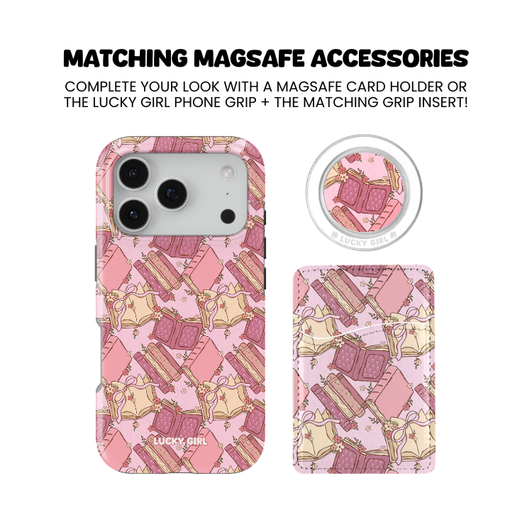 Pink Prose Phone Case