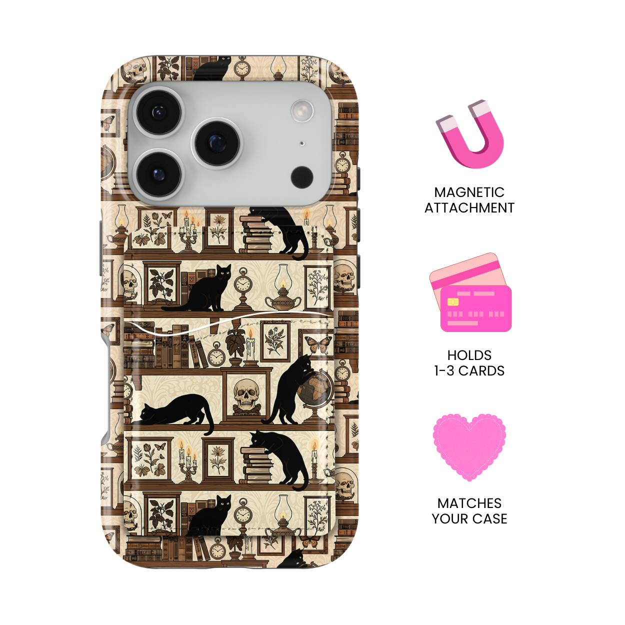 Curios & Kitties MagSafe Card Holder