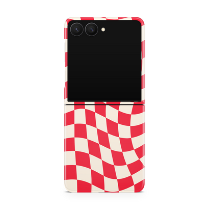 Vermillion Wavy Checkers II MagSafe Phone Case