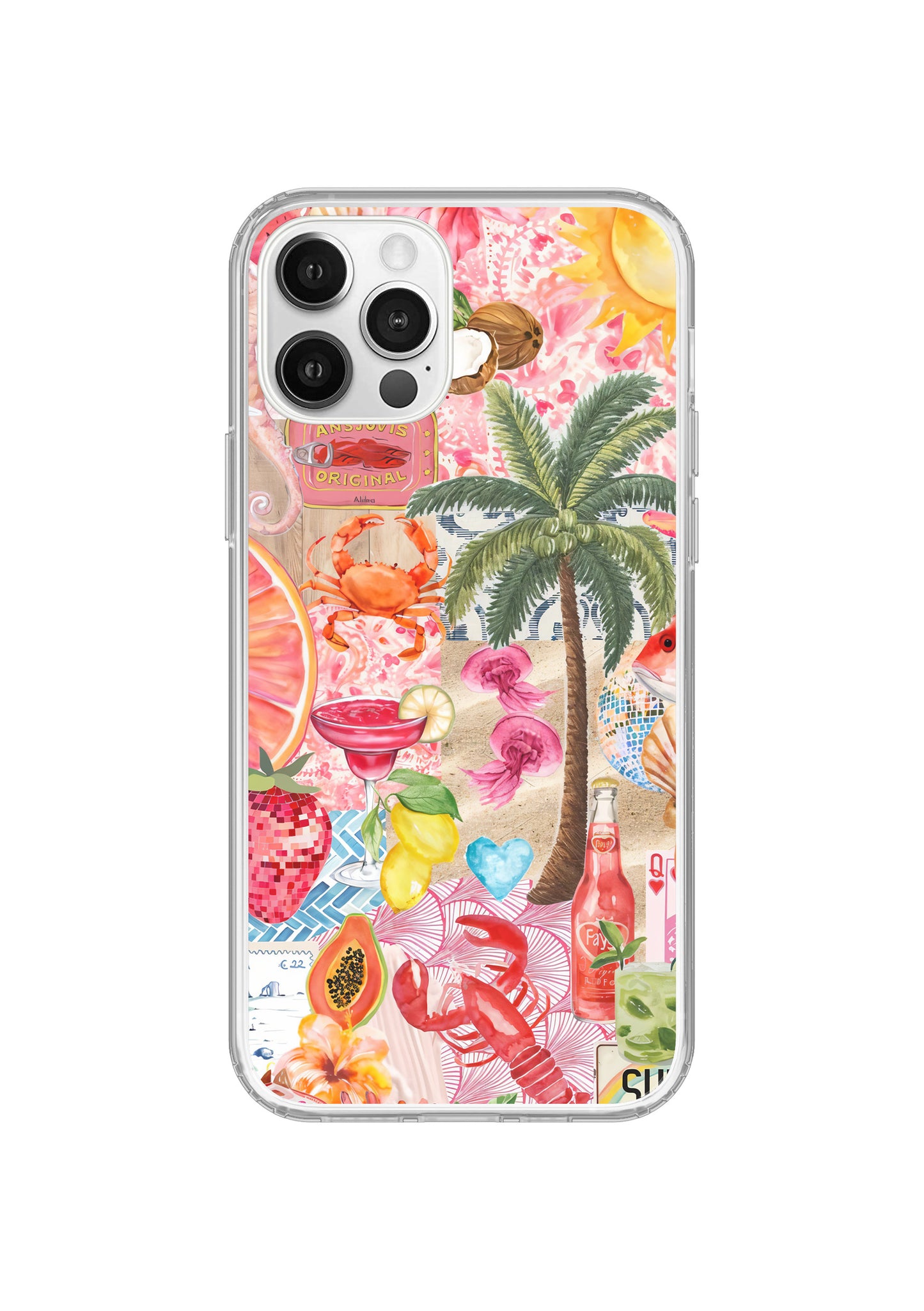 Palm Party Clear Case Insert