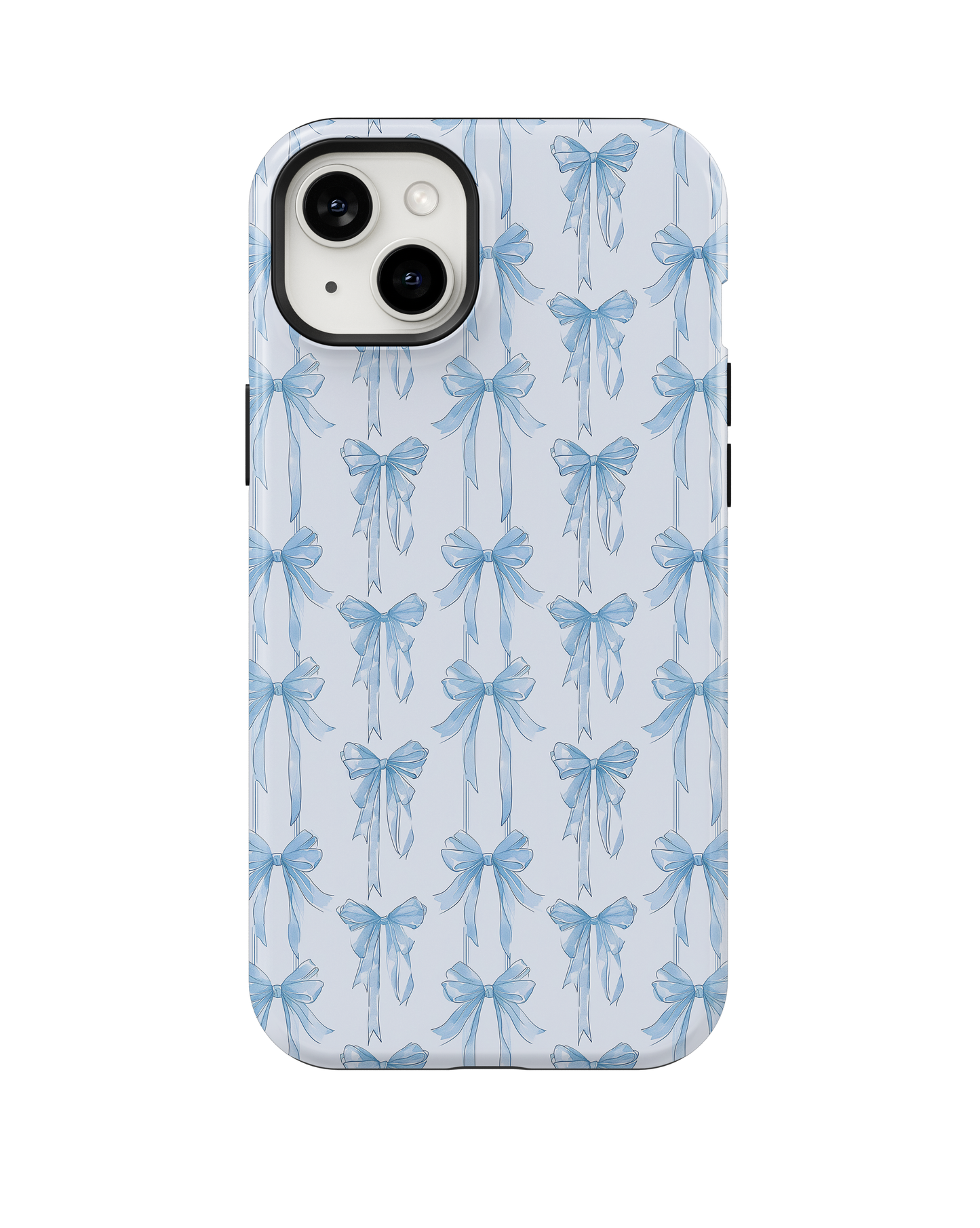 Blue Blushing Bows MagSafe Phone Case