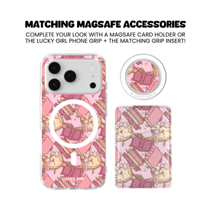 Pink Prose Clear Case Insert