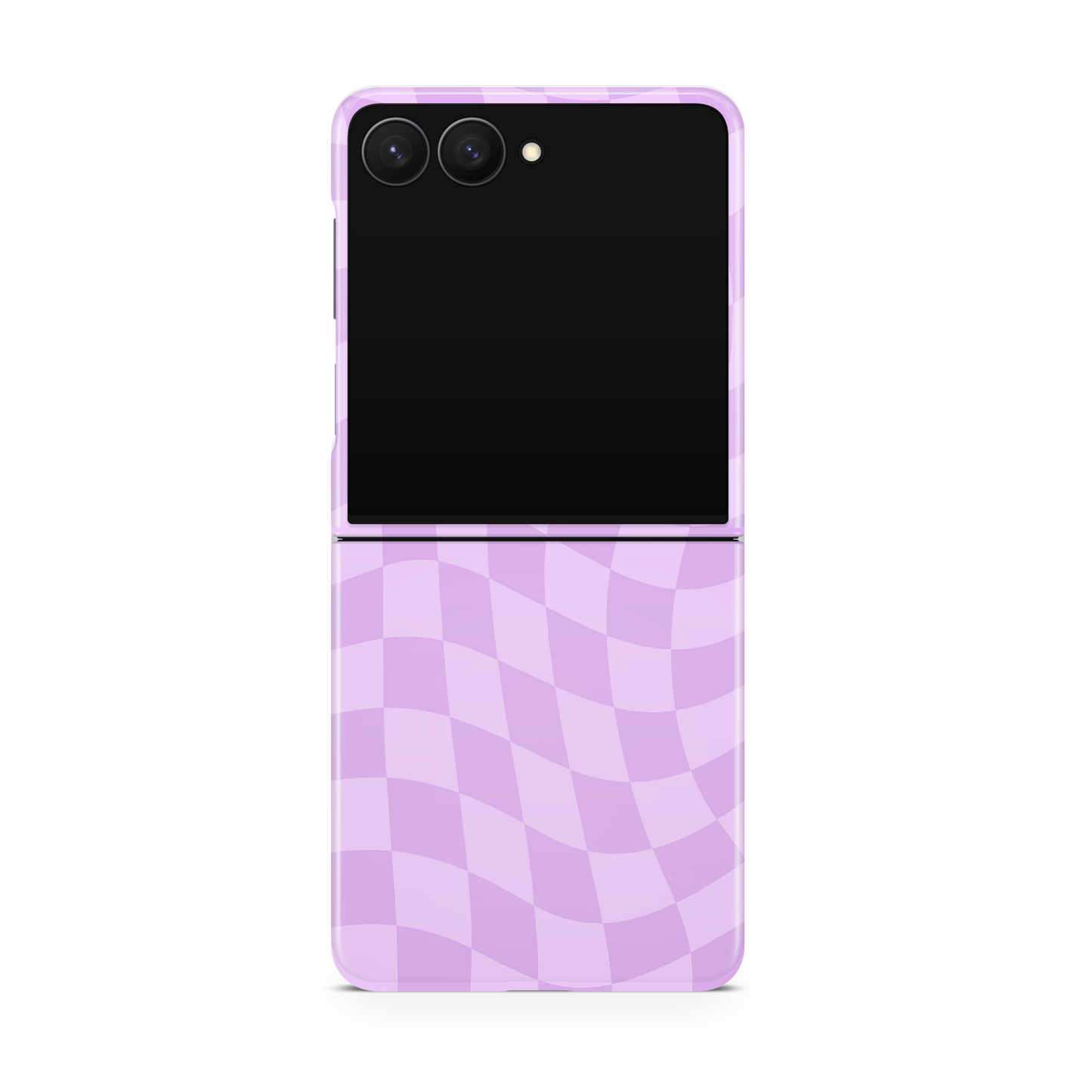 Lilac Wavy Checkers MagSafe Phone Case
