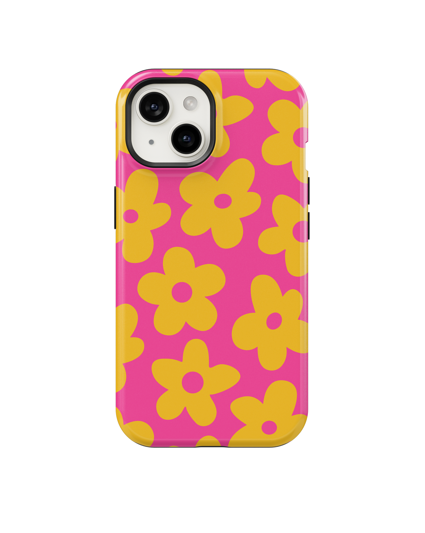 Pink Lemonade Big Blooms MagSafe Phone Case