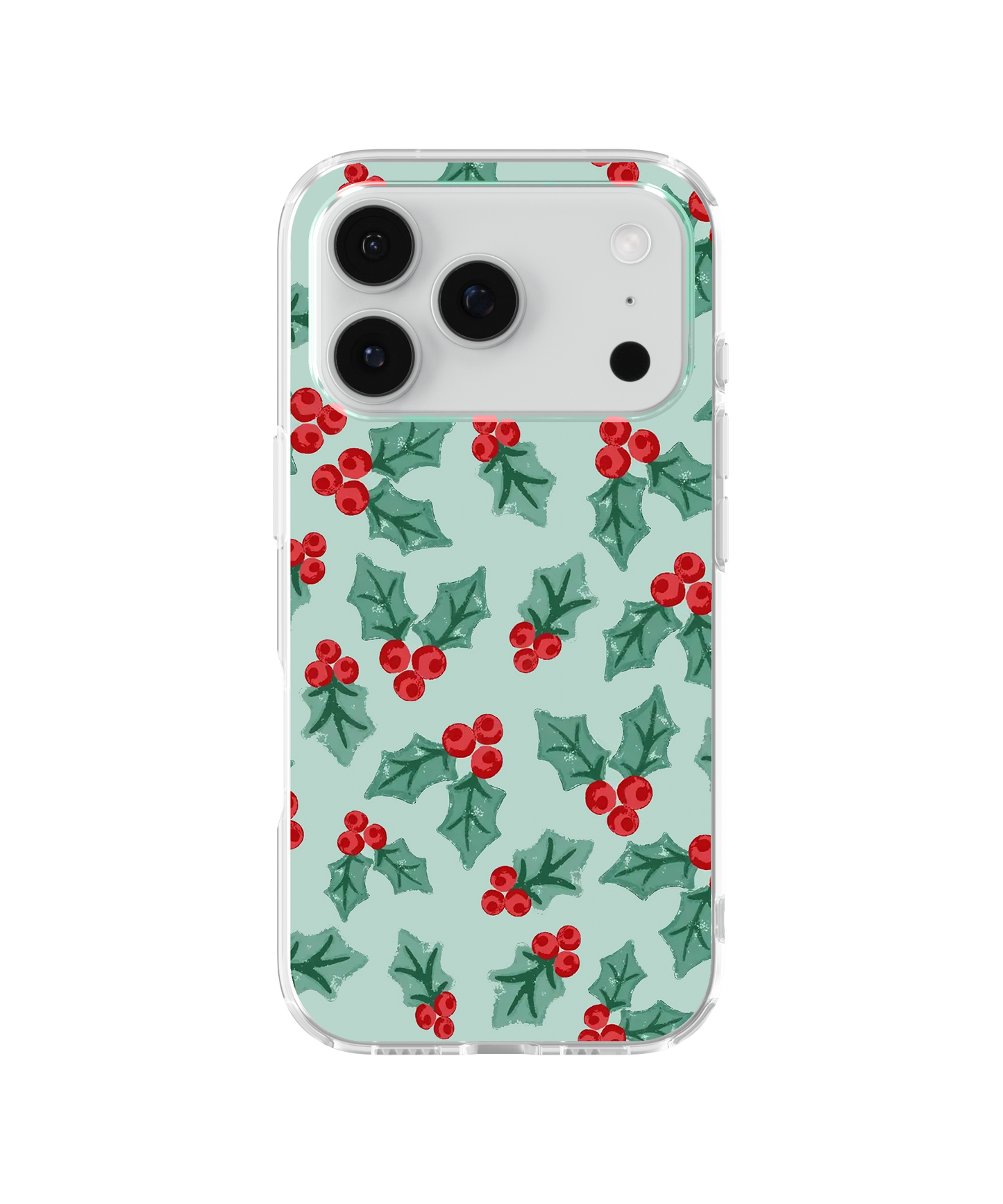 Holly Jolly Clear Case Insert