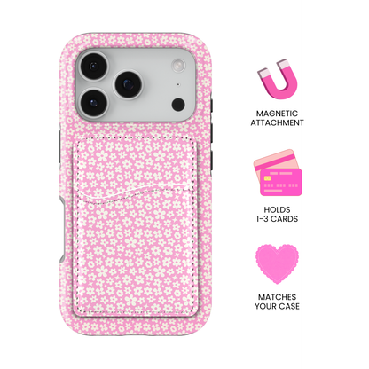 Bubblegum Little Blooms MagSafe Card Holder