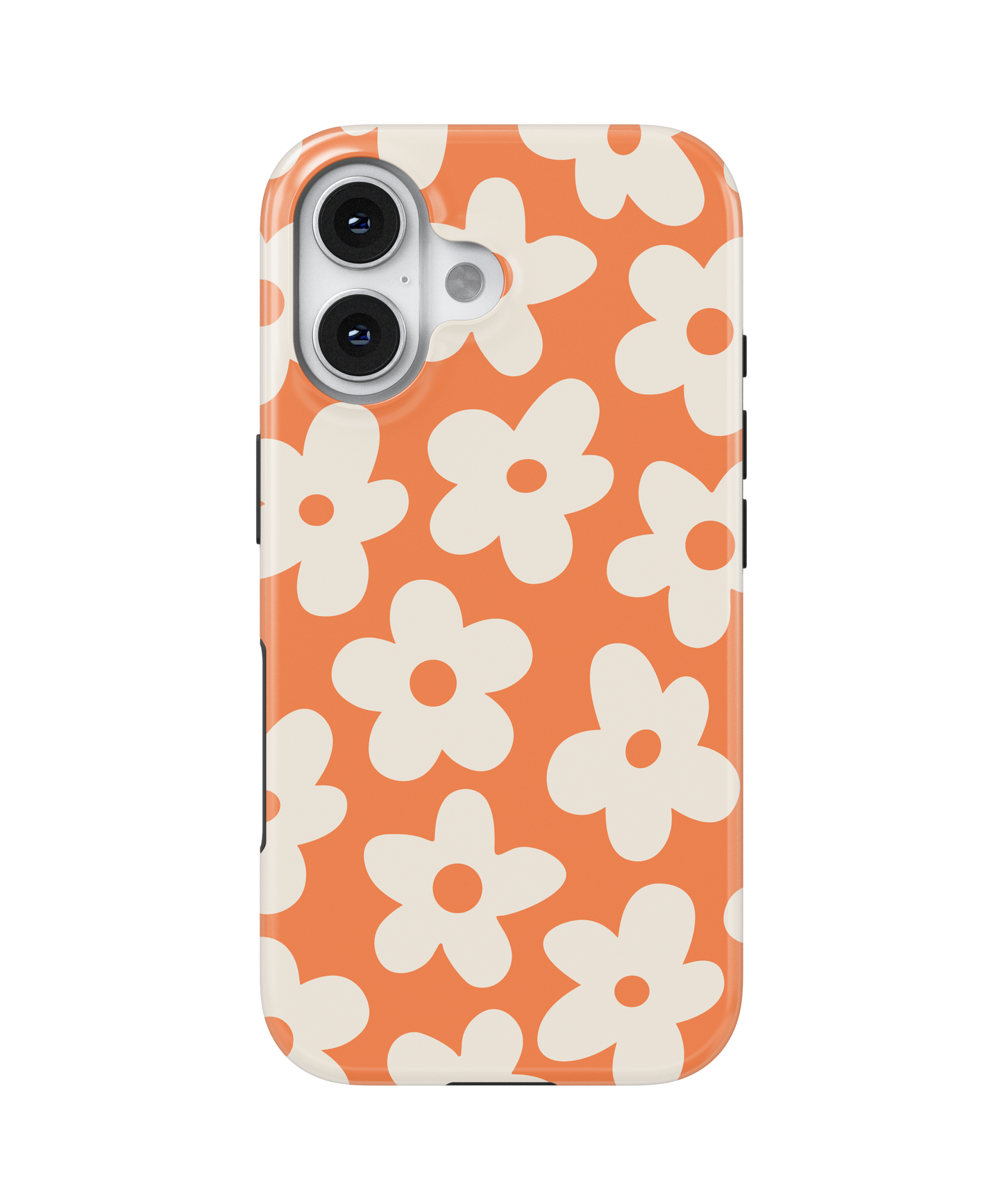 Tangerine Big Blooms MagSafe Phone Case