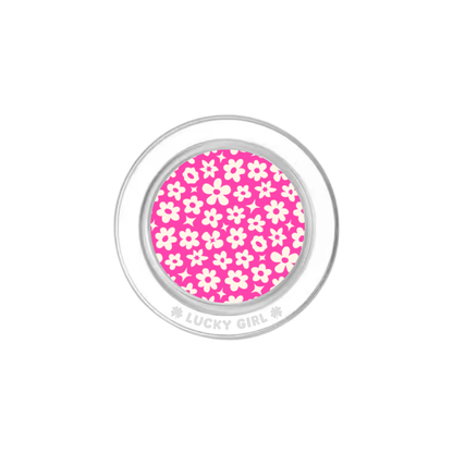 Raspberry Little Blooms Phone Grip Insert