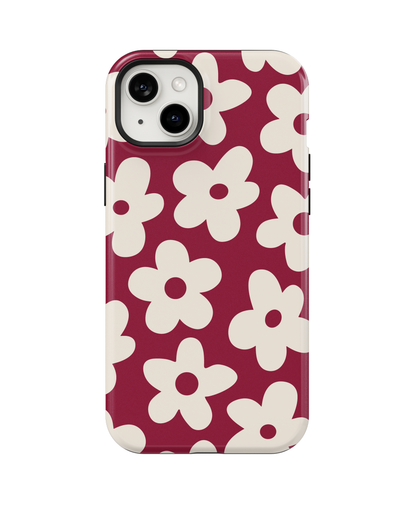 Black Cherry Big Blooms MagSafe Phone Case