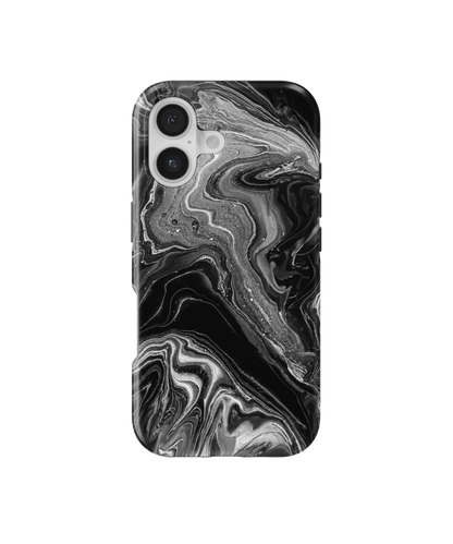 Obsidian Marble Obsession MagSafe Phone Case