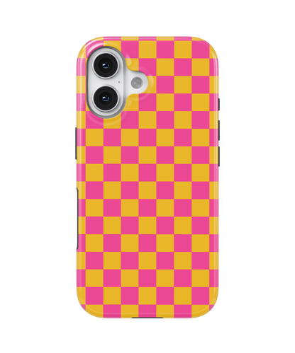 Pink Lemonade Checkers MagSafe Phone Case
