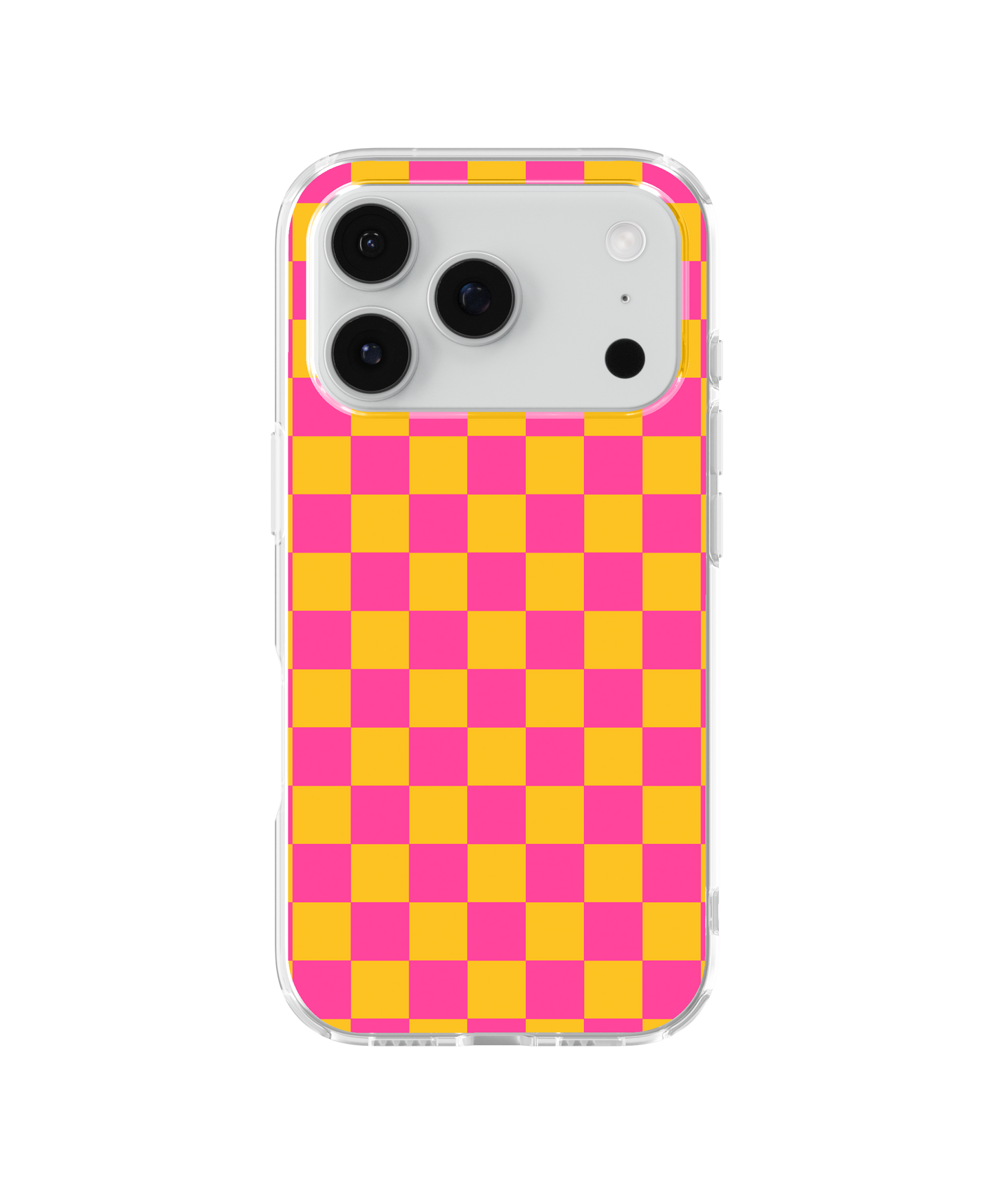 Pink Lemonade Checkers Clear Case Insert
