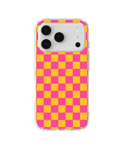Pink Lemonade Checkers Clear Case Insert
