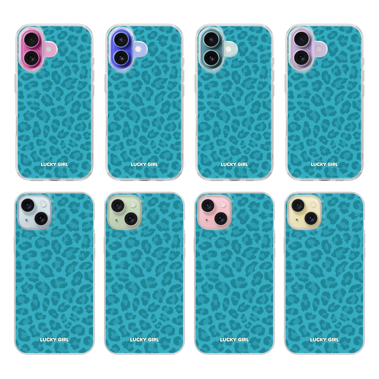 Mermaid Jewel Leopard Clear Case Insert