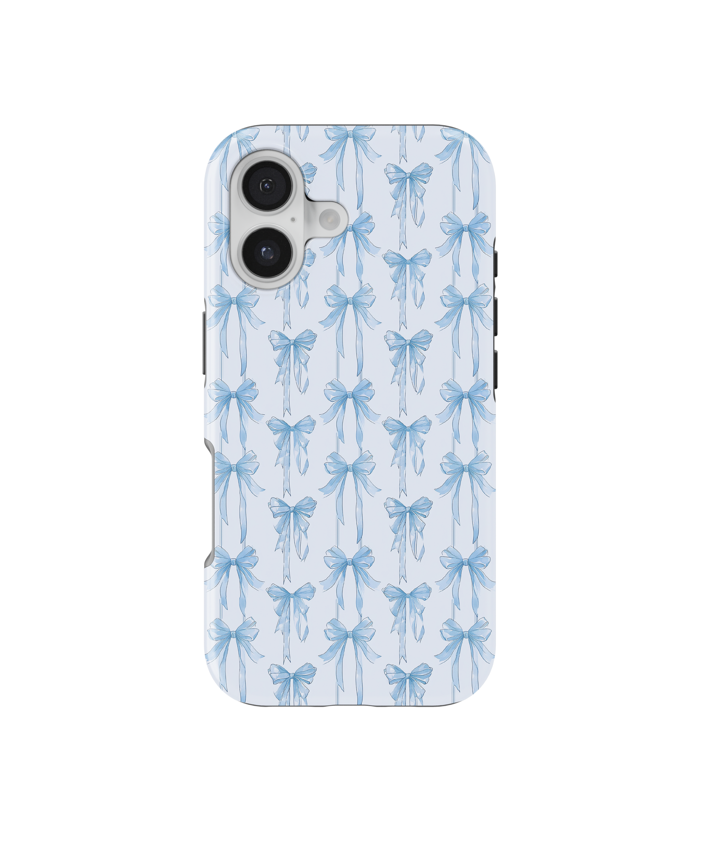 Blue Blushing Bows MagSafe Phone Case