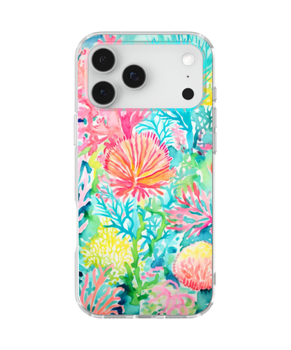 Watercolor Coral Clear Case Insert