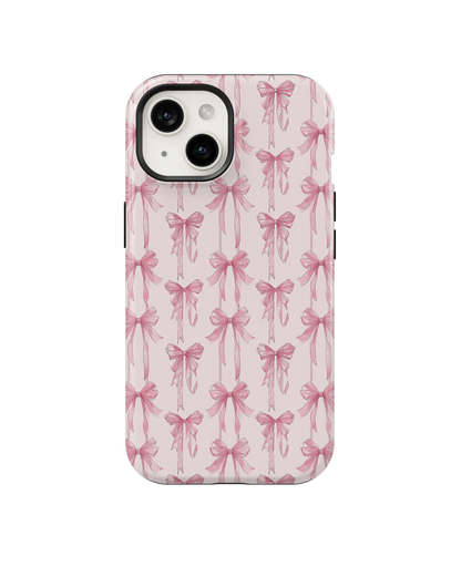 Pink Blushing Bows MagSafe Phone Case
