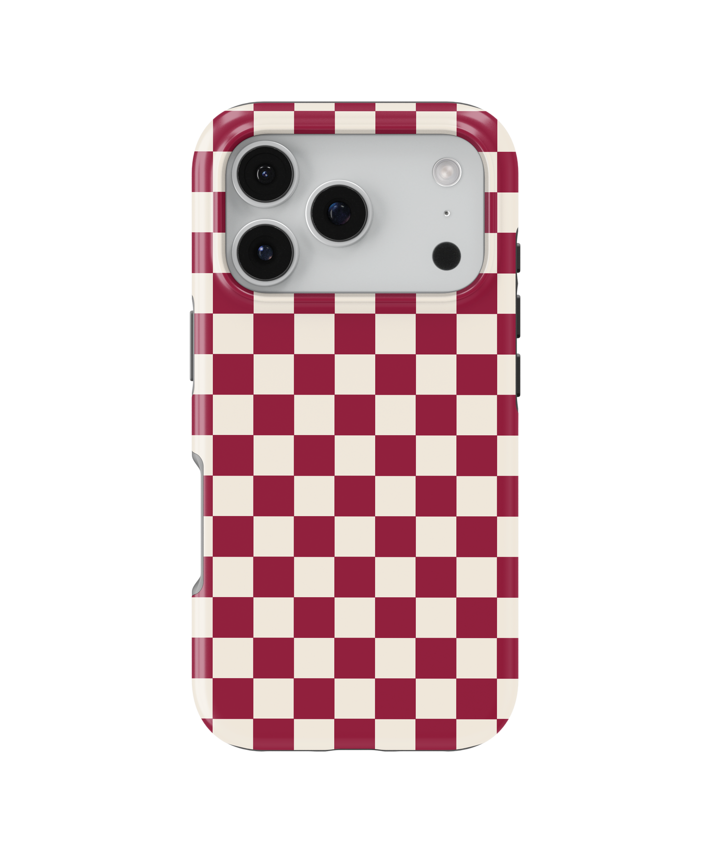 Black Cherry Checkers II MagSafe Phone Case