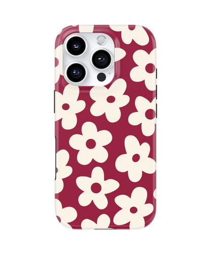 Black Cherry Big Blooms MagSafe Phone Case