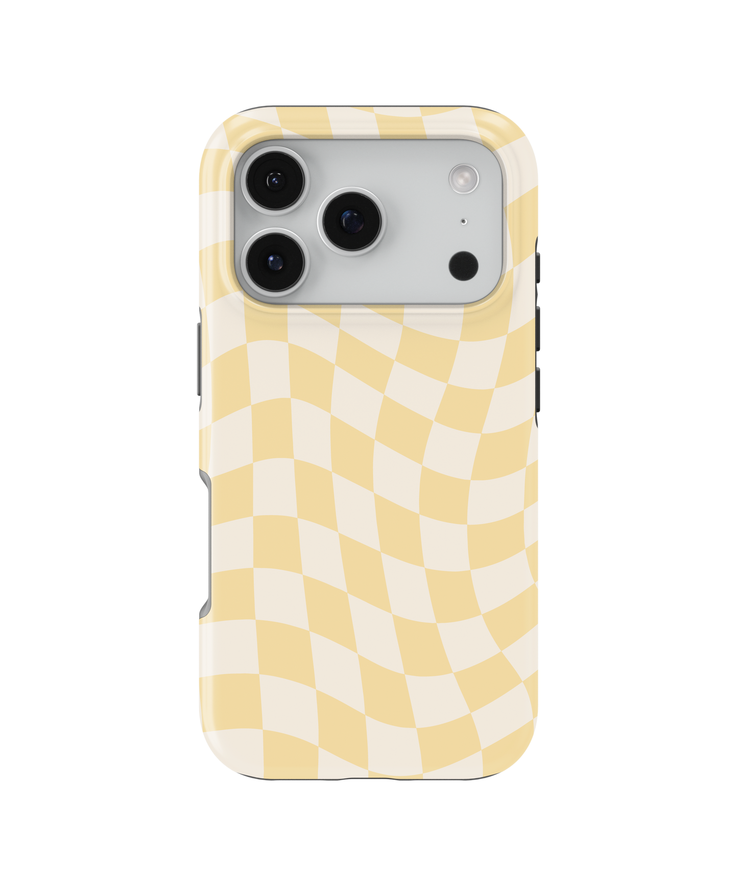 Banana Whispers Wavy Checkers II MagSafe Phone Case