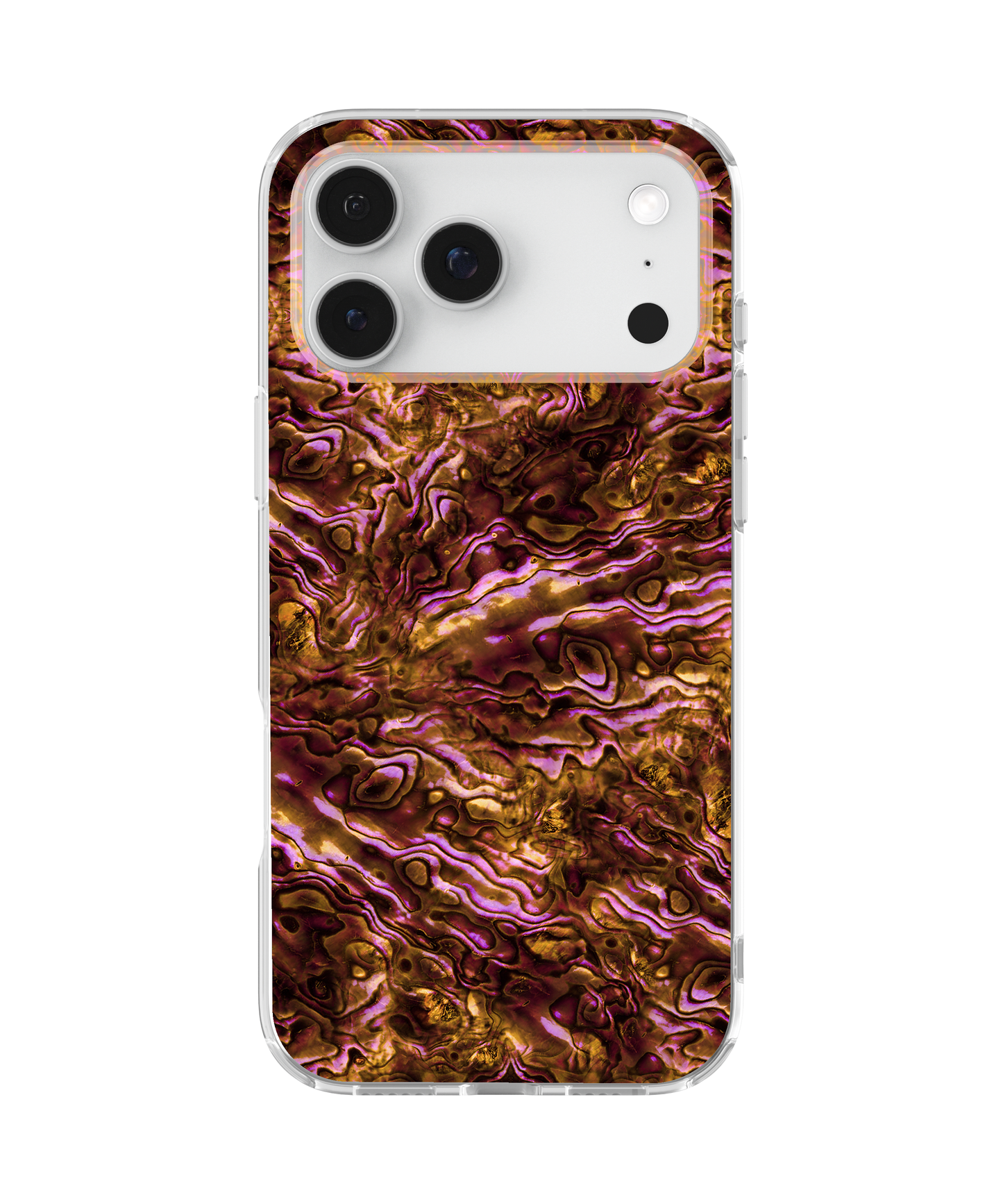 Goldelle Abalone Holographic Clear Case Insert