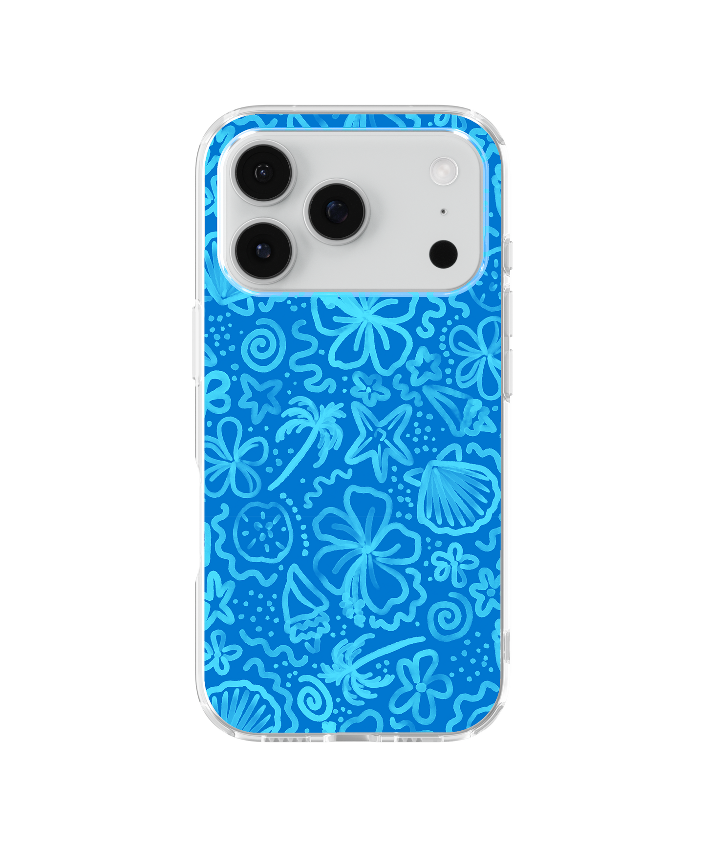 Blue Lagoon Island Doodles Clear Case Insert