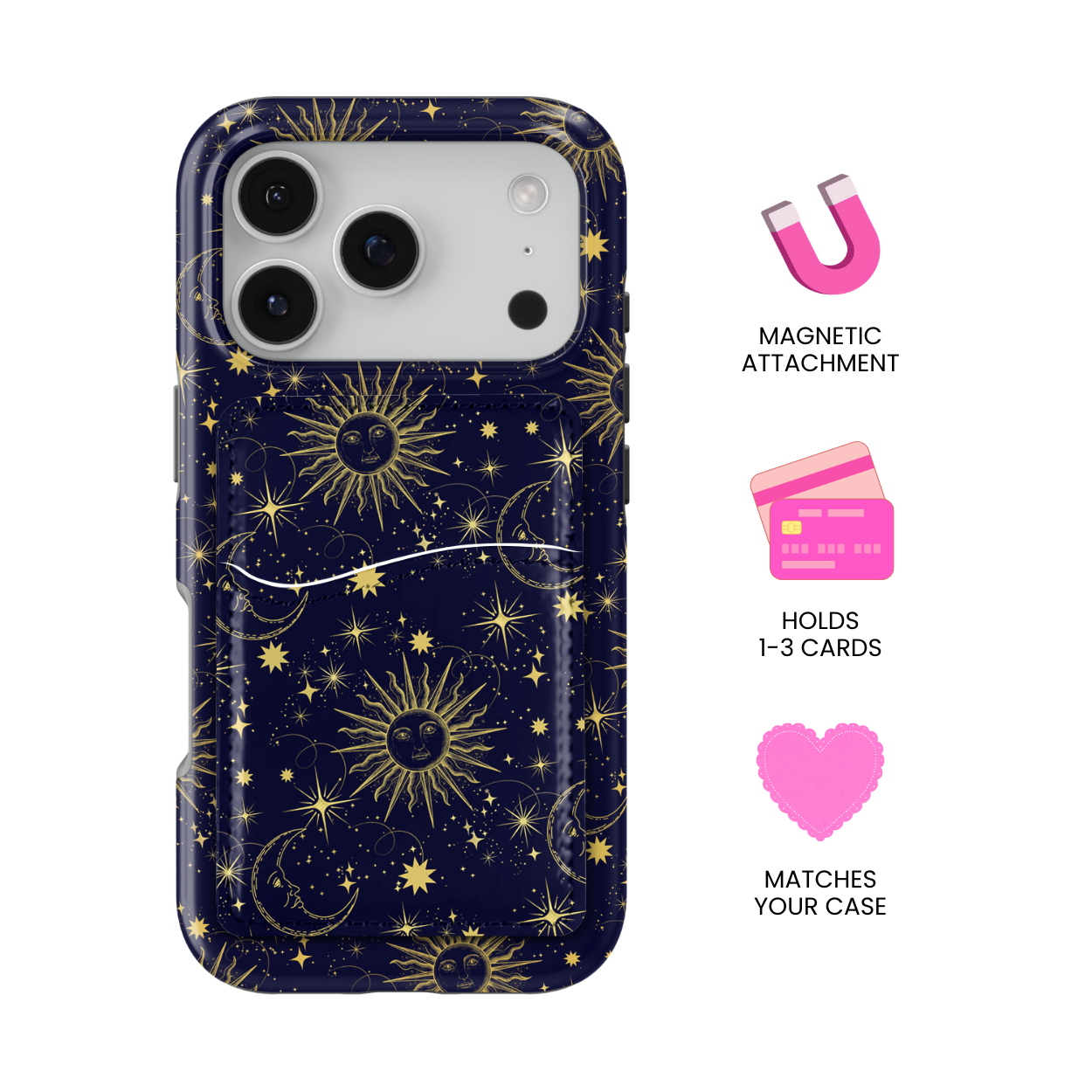 Manifesting Midnight MagSafe Card Holder
