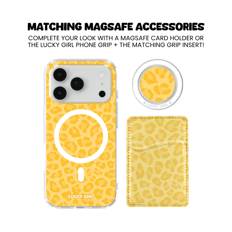 Sunny Leopard Clear Case Insert